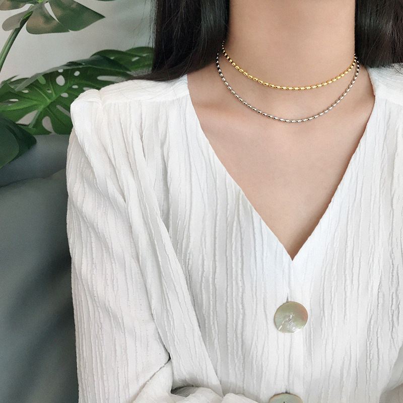 Oval Beads Choker