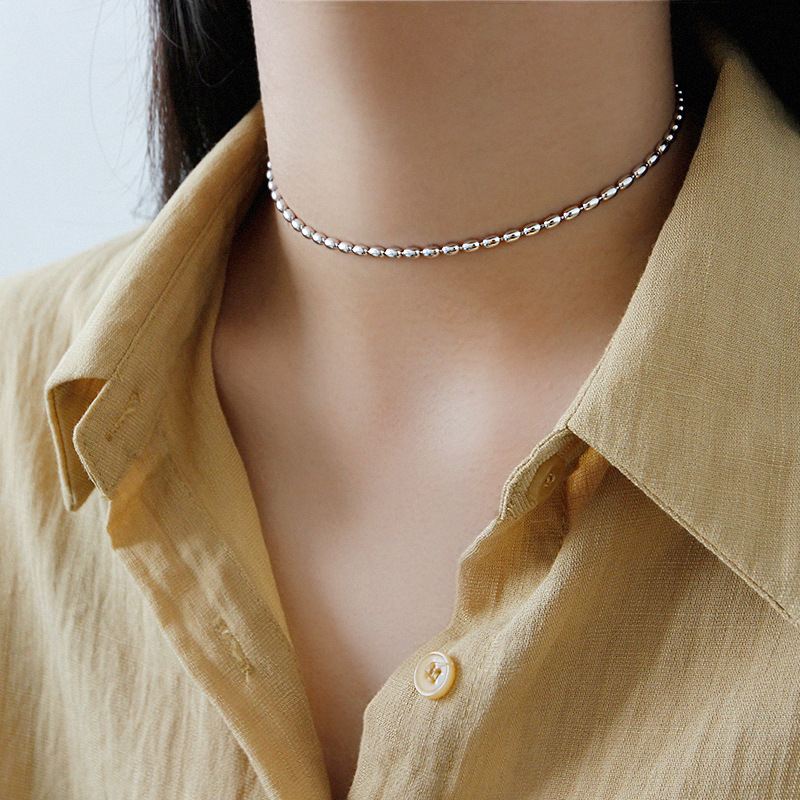 Oval Beads Choker